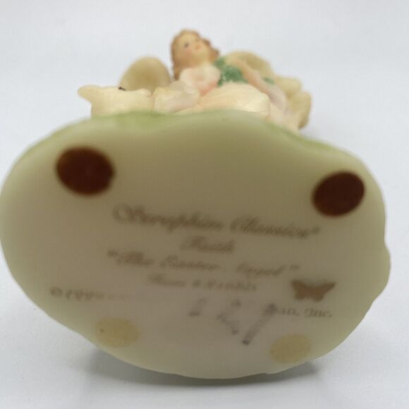 Seraphim Classics Angel Faith Flowers Lamb “The Easter Angel” Roman 81660 - Picture 8 of 10